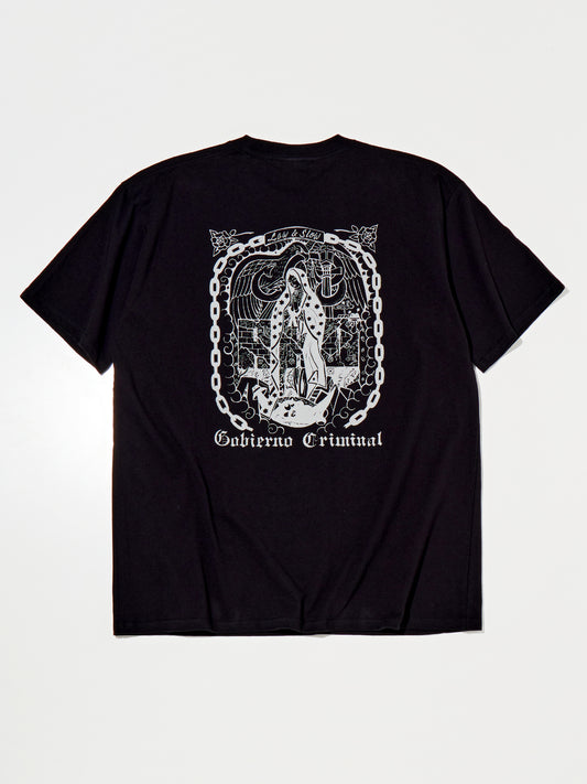 RADIALL | Cradle - CREW NECK T-SHIRT S/S - Black