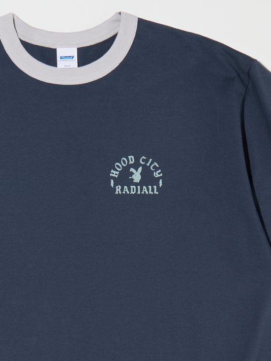 RADIALL | Bunny D - CREW NECK T-SHIRT S/S - Ink Black