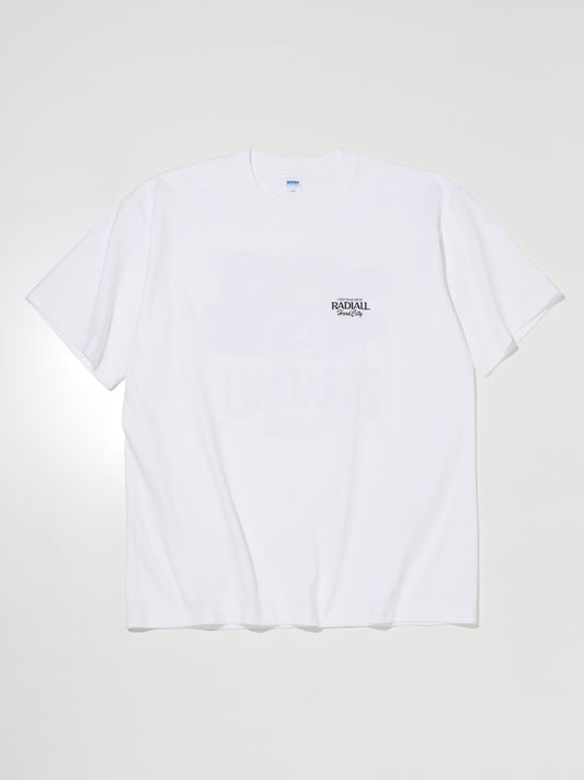 RADIALL | Hood City - CREW NECK T-SHIRT S/S - White