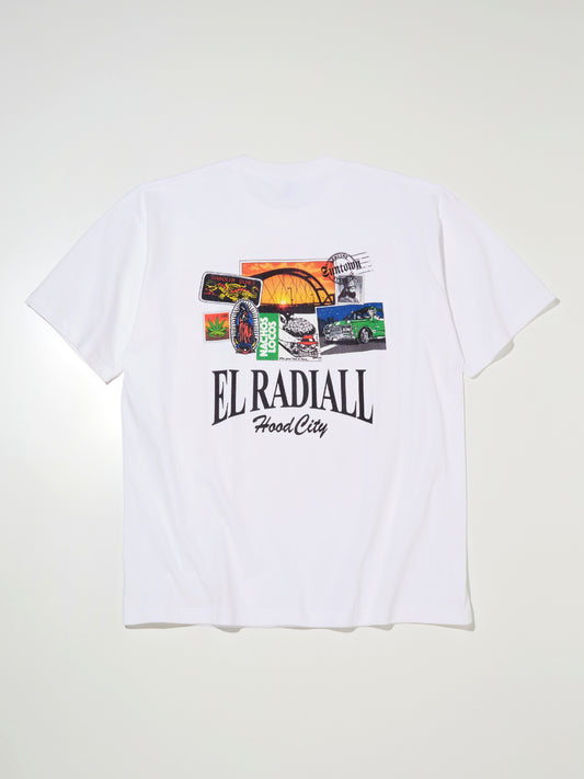 RADIALL | Hood City - CREW NECK T-SHIRT S/S - White