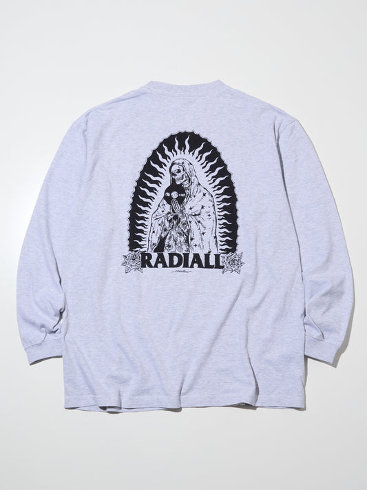 RADIALL | GUIDANCE - CREW NECK T-SHIRT L/S - Faded Gray