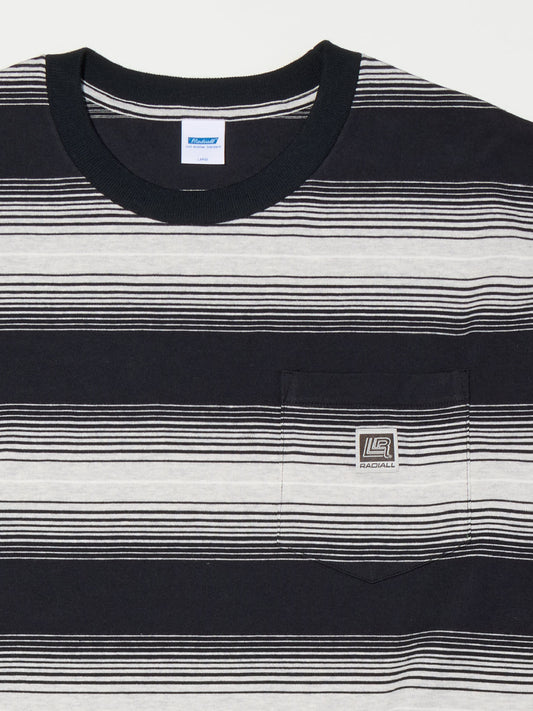 【4.11 (Sat) 12:00 Release】RADIALL | Board - CREW NECK T-SHIRT L/S - Black