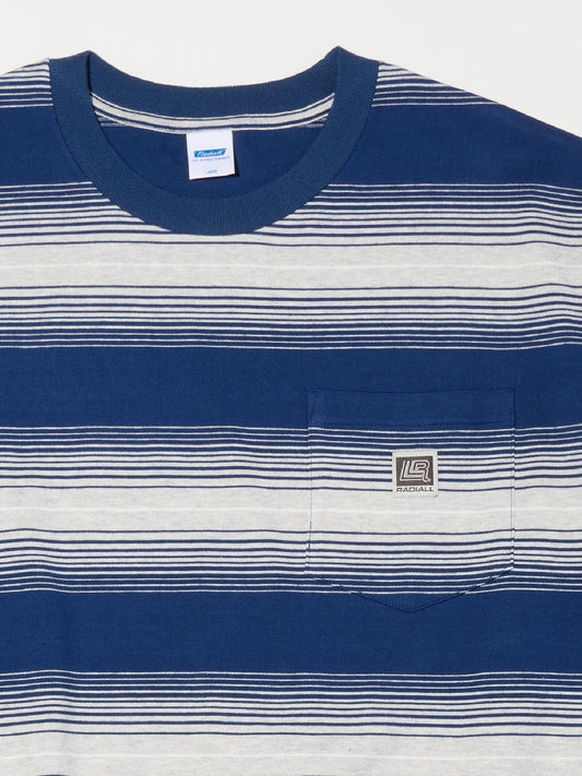 【4.11 (Sat) 12:00 Release】RADIALL | Board - CREW NECK T-SHIRT L/S - Navy