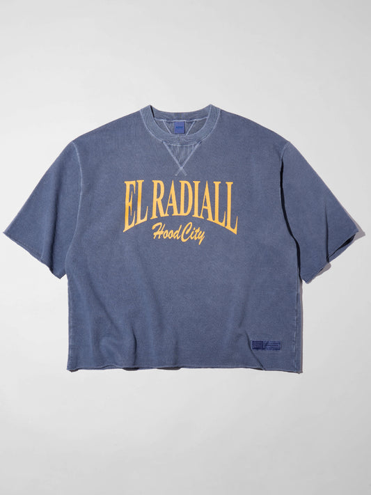 【4.11 (Sat) 12:00 Release】RADIALL | Alley Oop - CREW NECK T-SHIRT S/S - Faded Blue