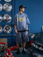 RADIALL | Alley Oop - CREW NECK T-SHIRT S/S - Faded Blue