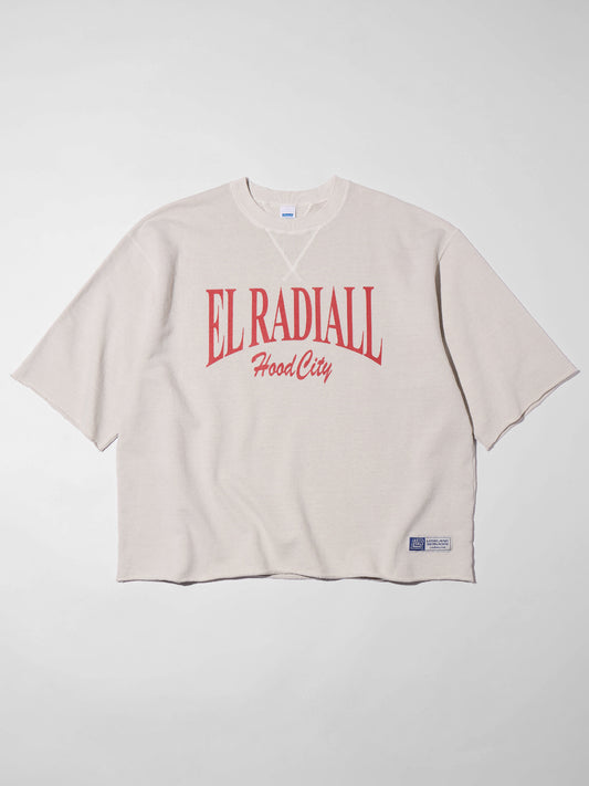 【4.11 (Sat) 12:00 Release】RADIALL | Alley Oop - CREW NECK T-SHIRT S/S - Faded White