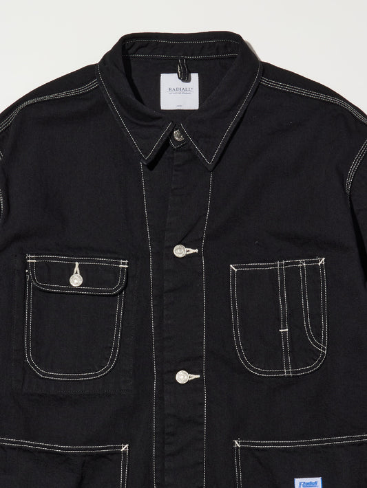 【4.4 (Sat) 12:00 Release】RADIALL | Chev - CARPENTER JACKET - Black