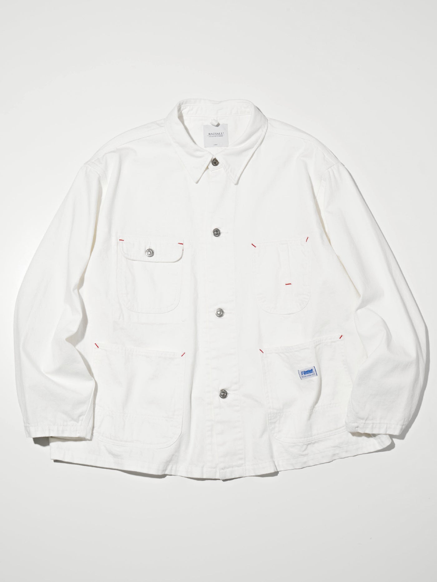 【4.4 (Sat) 12:00 Release】RADIALL | Chev - CARPENTER JACKET - White
