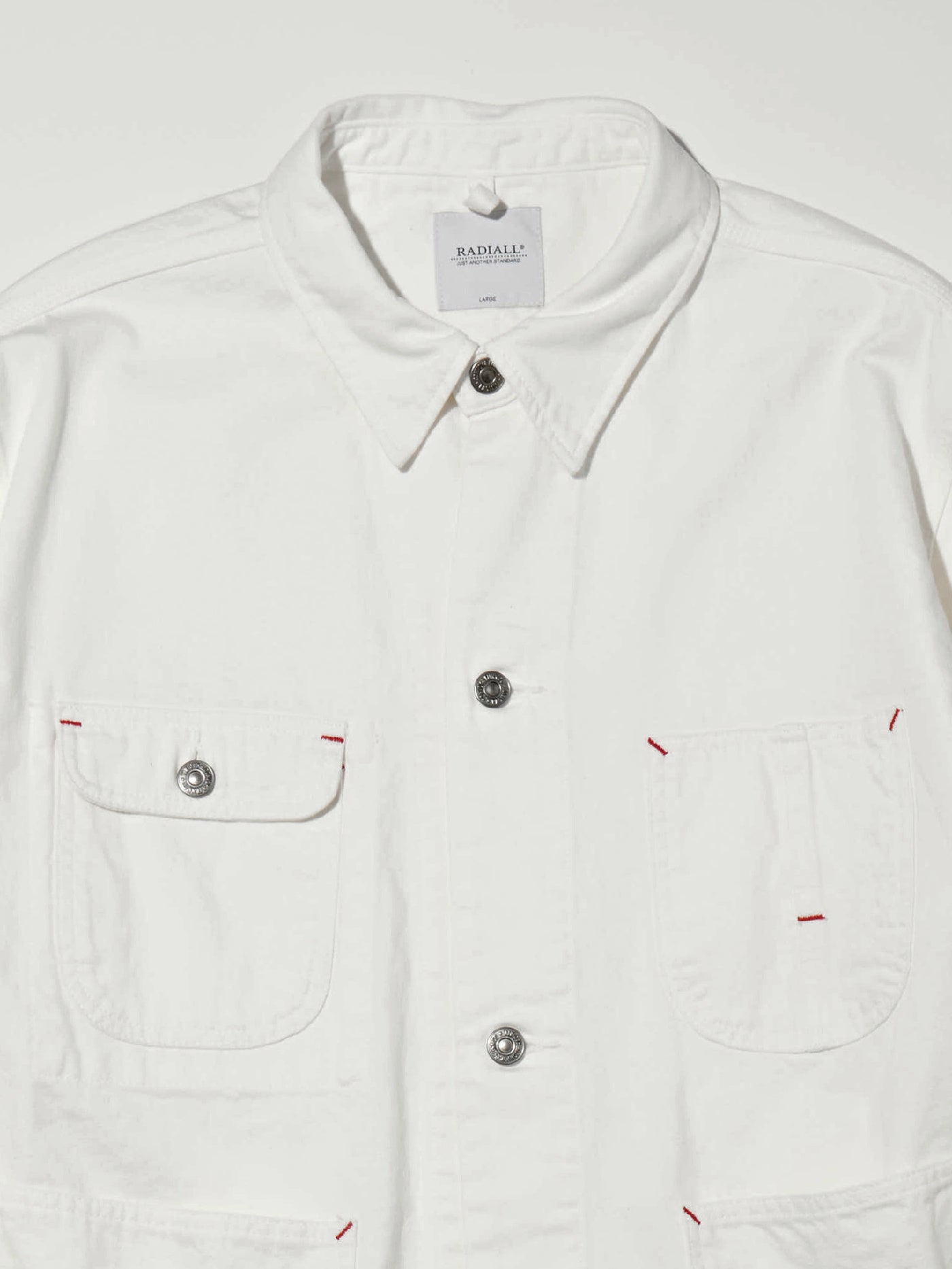 【4.4 (Sat) 12:00 Release】RADIALL | Chev - CARPENTER JACKET - White