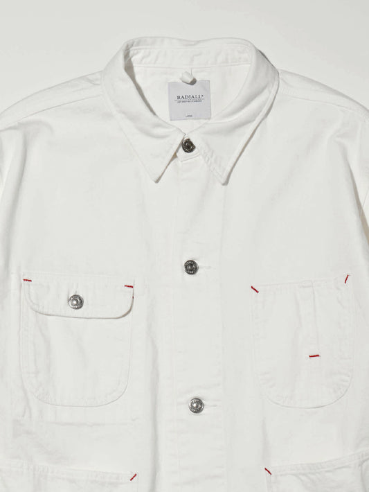 【4.4 (Sat) 12:00 Release】RADIALL | Chev - CARPENTER JACKET - White