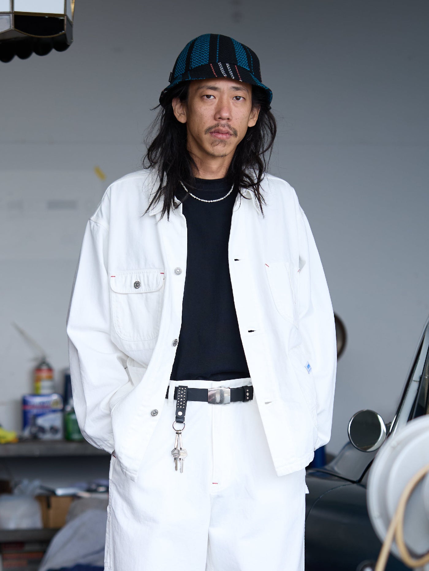 【4.4 (Sat) 12:00 Release】RADIALL | Chev - CARPENTER JACKET - White