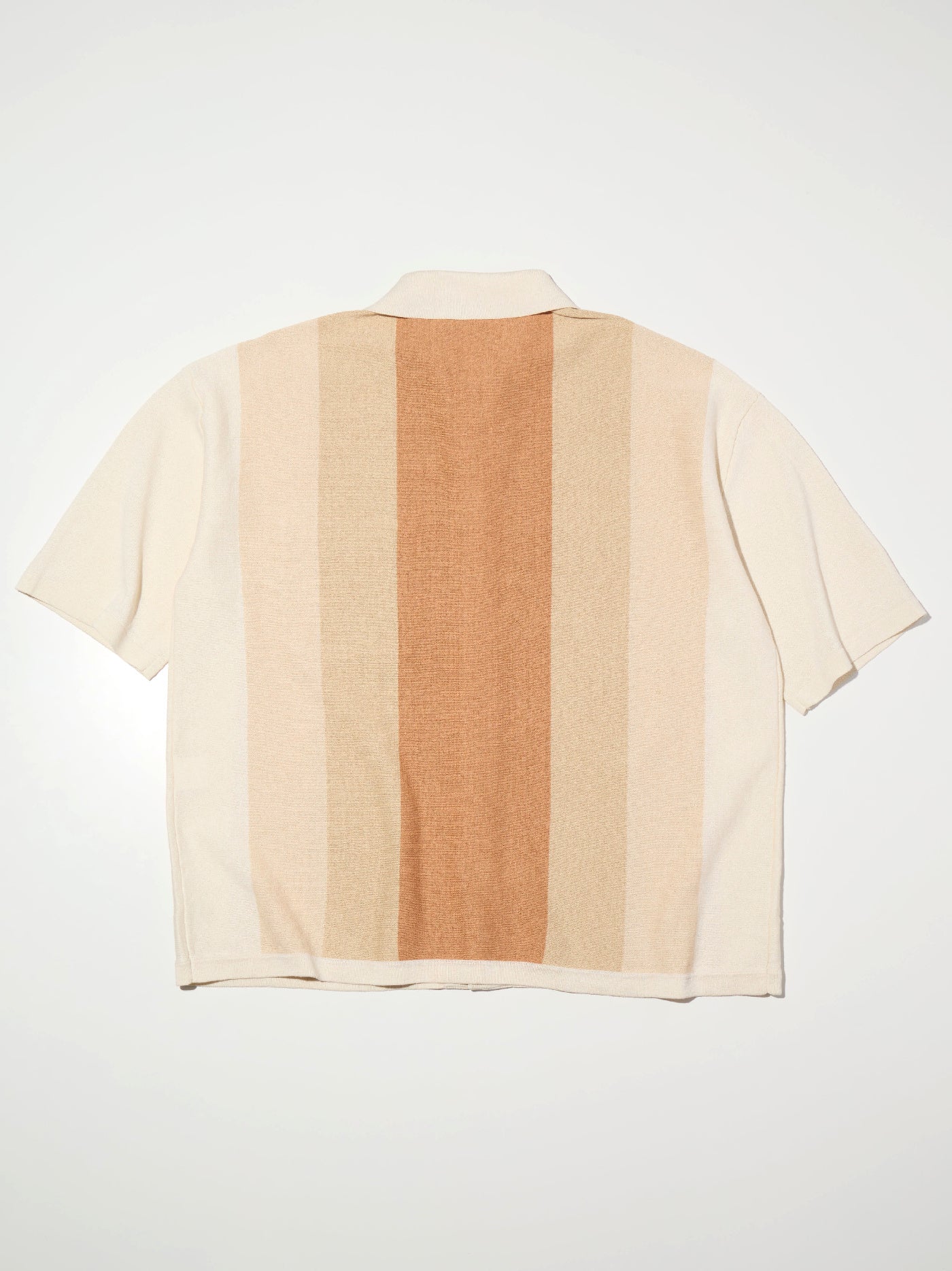 【4.11 (Sat) 12:00 Release】RADIALL | Tone - REGULAR COLLARED SWEATER S/S - Aztec Ivory
