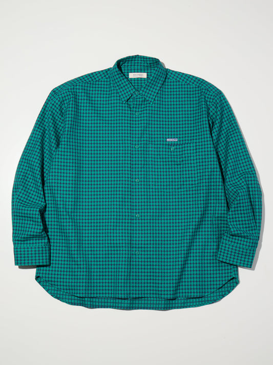 【4.11 (Sat) 12:00 Release】RADIALL | Dim - REGULAR COLLARED SHIRT L/S - Green