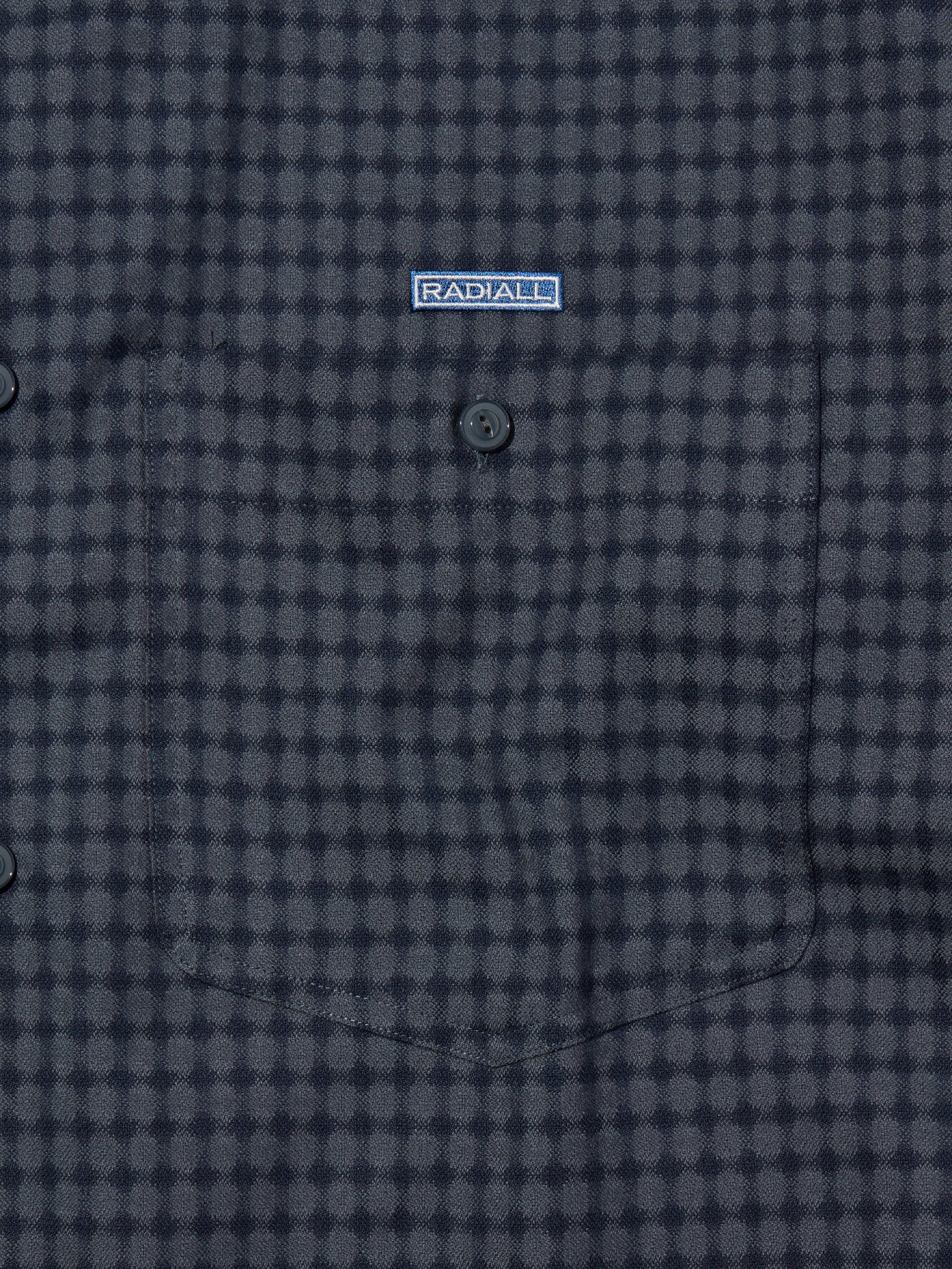 【4.11 (Sat) 12:00 Release】RADIALL | Dim - REGULAR COLLARED SHIRT L/S - Ink Black