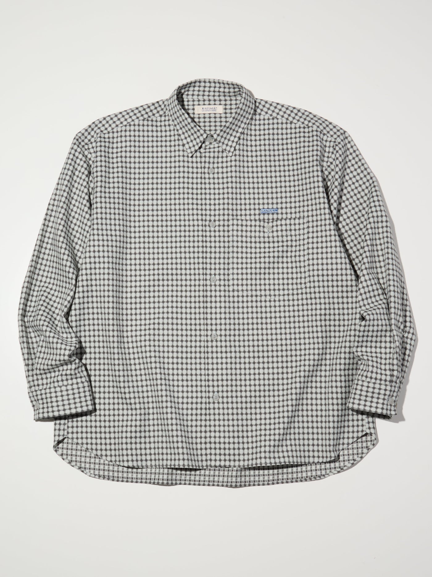 【4.11 (Sat) 12:00 Release】RADIALL | Dim - REGULAR COLLARED SHIRT L/S - White