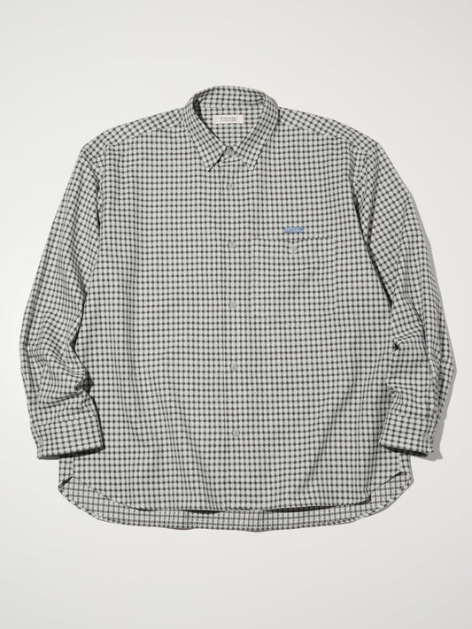 【4.11 (Sat) 12:00 Release】RADIALL | Dim - REGULAR COLLARED SHIRT L/S - White