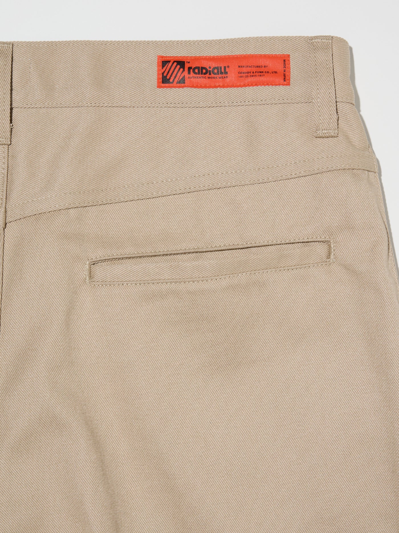 RADIALL | Cnq Motown - WIDE TAPERED FIT PANTS - 41 Khaki