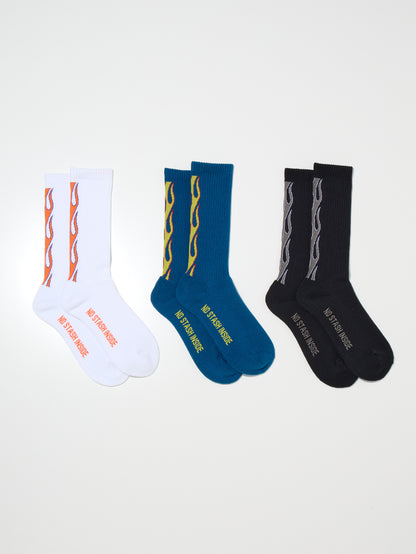 RADIALL | FLAMES - 1PAC SOX LONG / DRALON