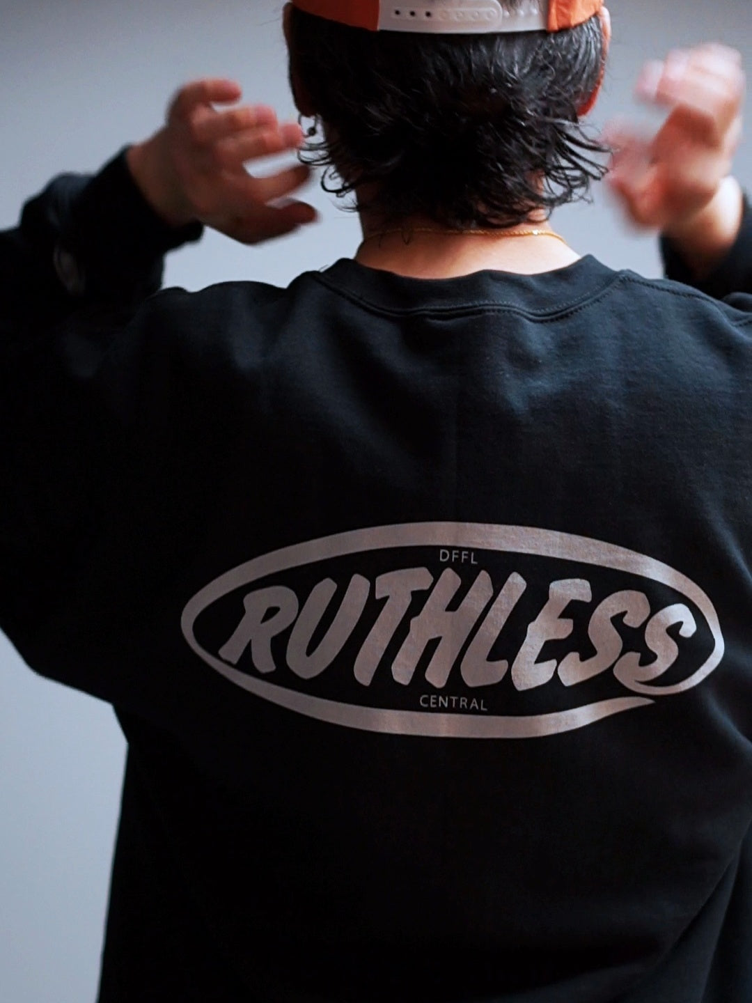 RUTHLESS | DFFL SWEAT - Black