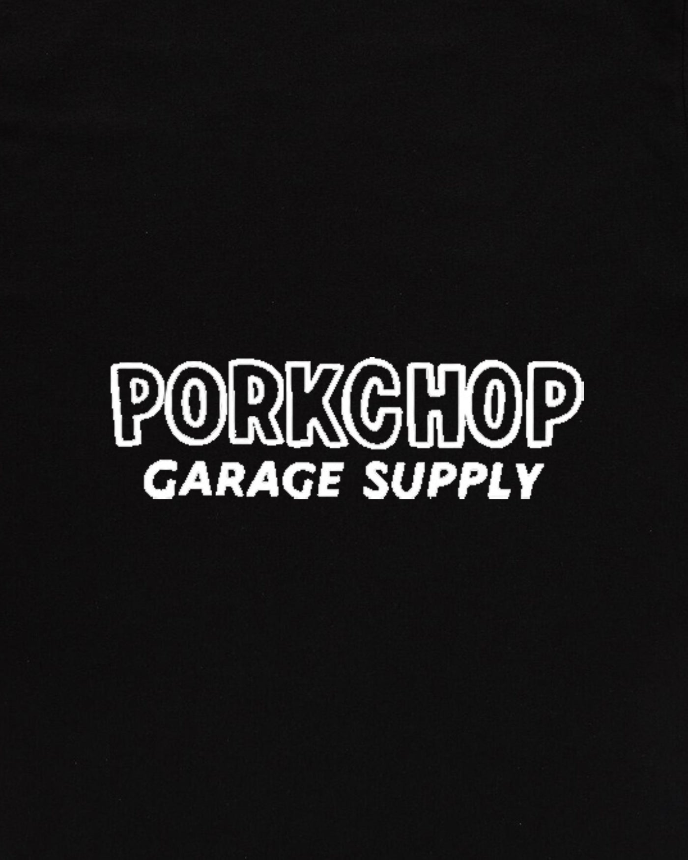 PORKCHOP | MASA SCULP TEE A - Black