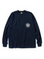 GOOD HELLER | SUN LOGO 9.5oz L/S T-SHIRT - Navy
