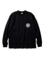 GOOD HELLER | SUN LOGO 9.5oz L/S T-SHIRT - Black
