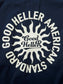 GOOD HELLER | SUN LOGO 9.5oz L/S T-SHIRT - Navy