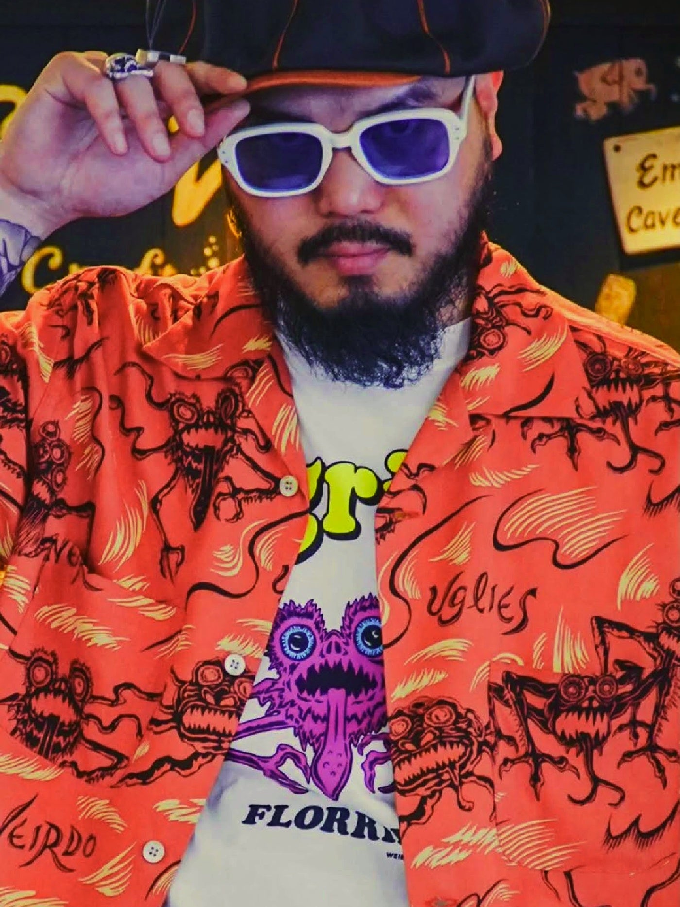 【3.20 (Fri) Release】WEIRDO | Ugries - L/S SHIRTS / WRD6110 - Orange