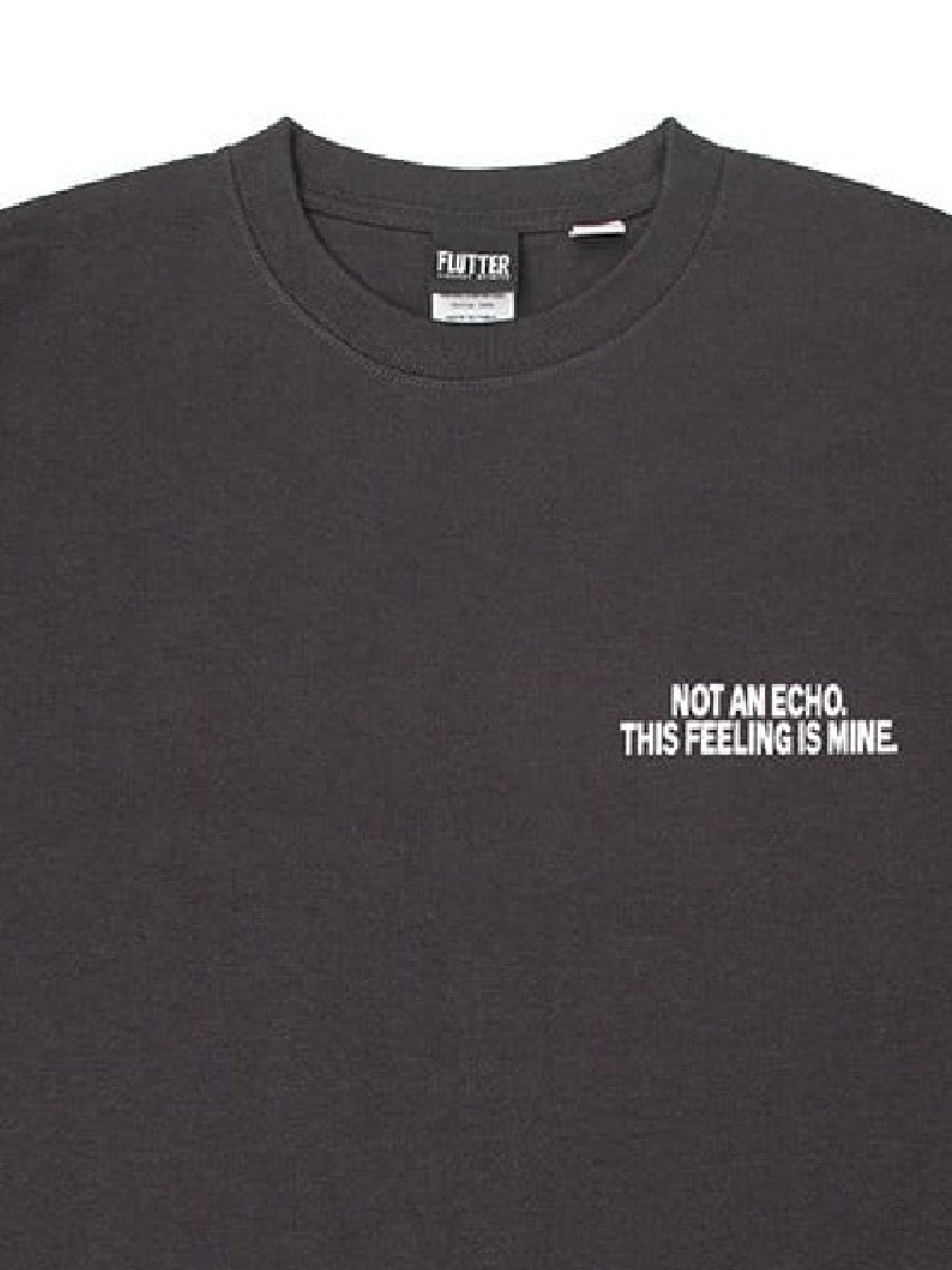 【5.3 (Sun) 12:00 Release】FLUTTER | USA Cotton Graphic Tee - Sumi