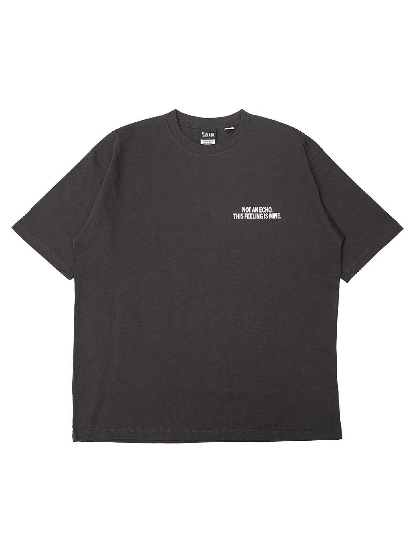 【5.3 (Sun) 12:00 Release】FLUTTER | USA Cotton Graphic Tee - Sumi