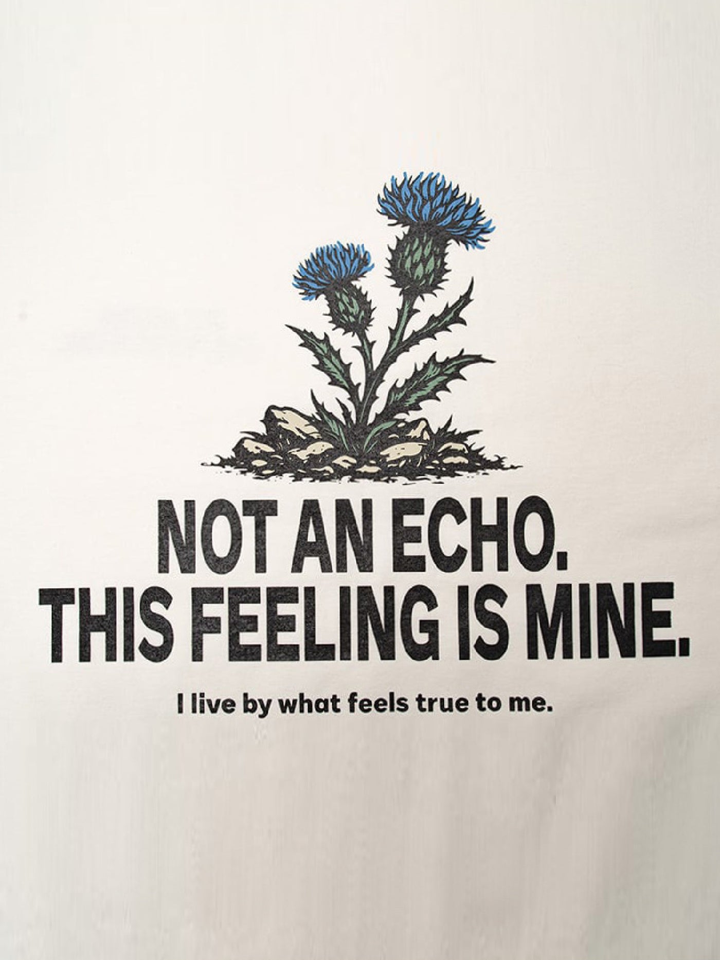 【5.3 (Sun) 12:00 Release】FLUTTER | USA Cotton Graphic Tee - Natural