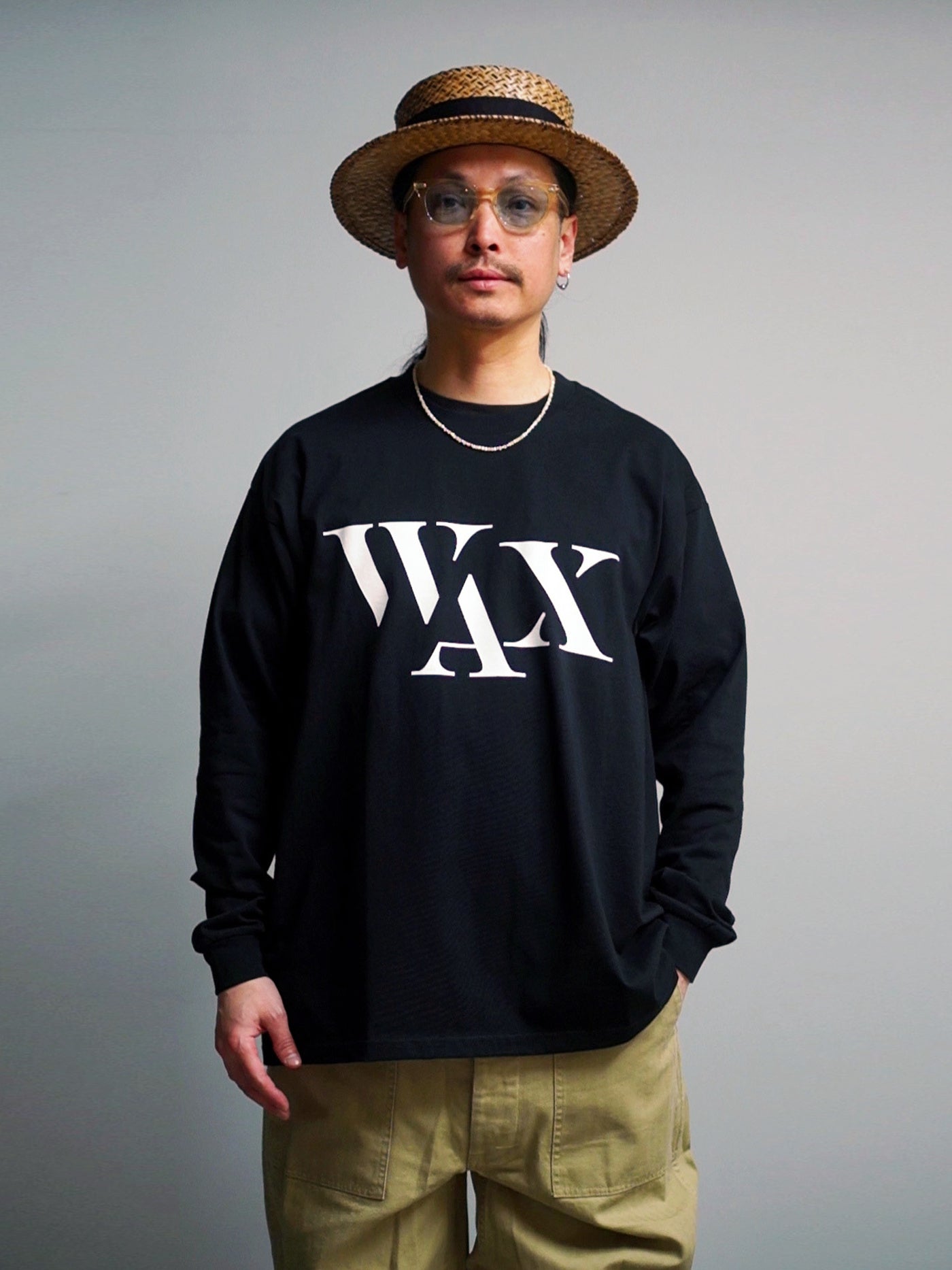 WAX | WAX long tee for GOAT - Black