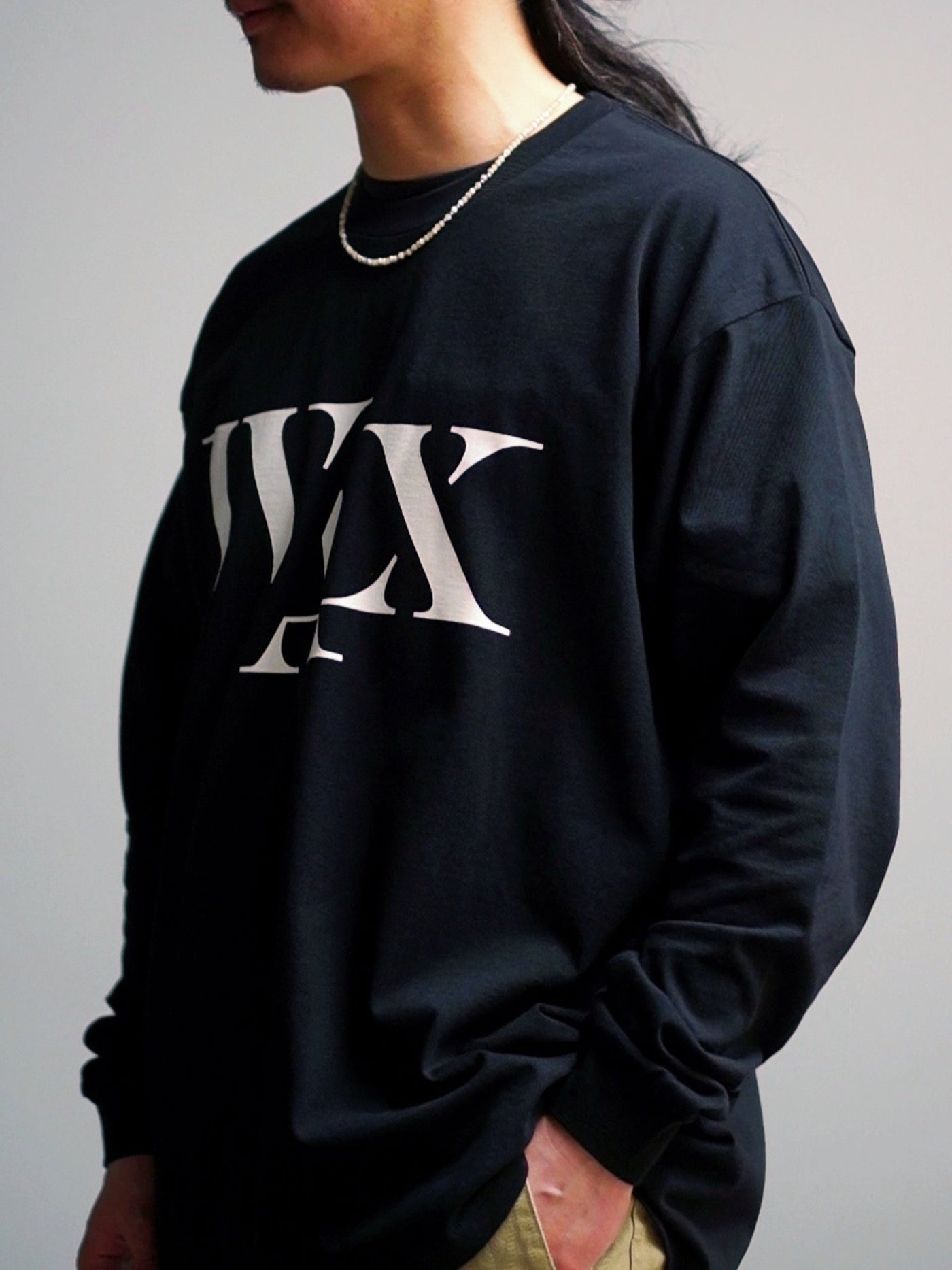 WAX | WAX long tee for GOAT - Black