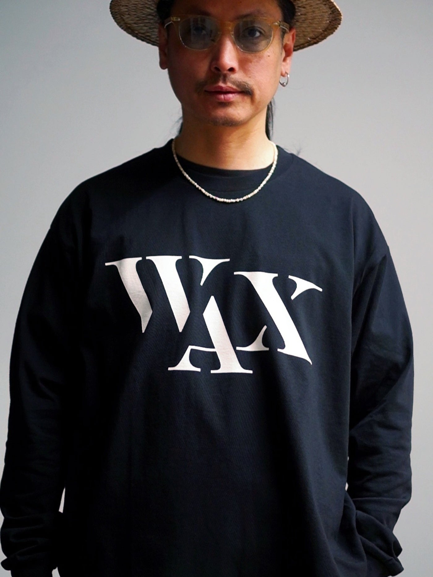 WAX | WAX long tee for GOAT - Black