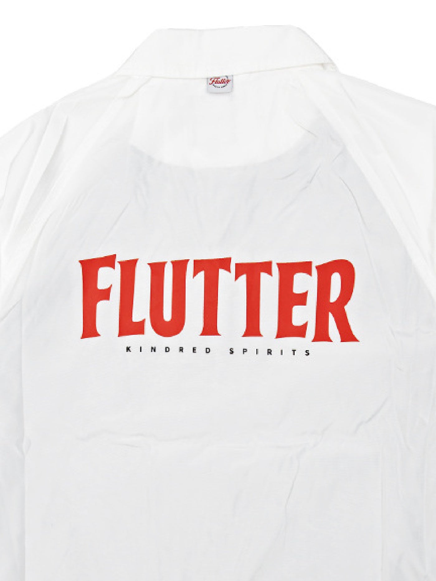 【9.21 (Sun) 12:00 Release】FLUTTER | "The Dress" OG Logo Windbreaker - White