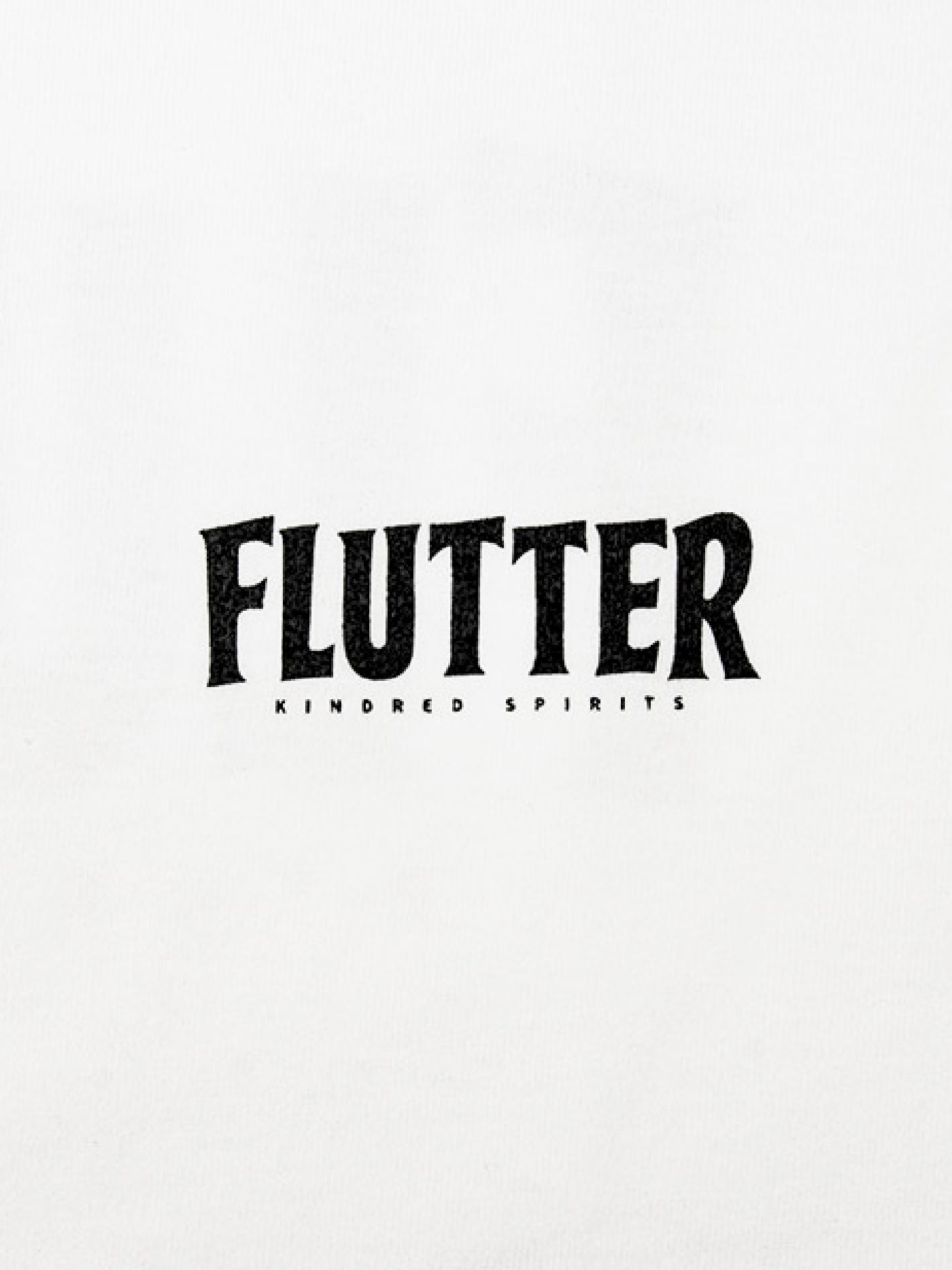 FLUTTER | OG Logo L/S Tee - White