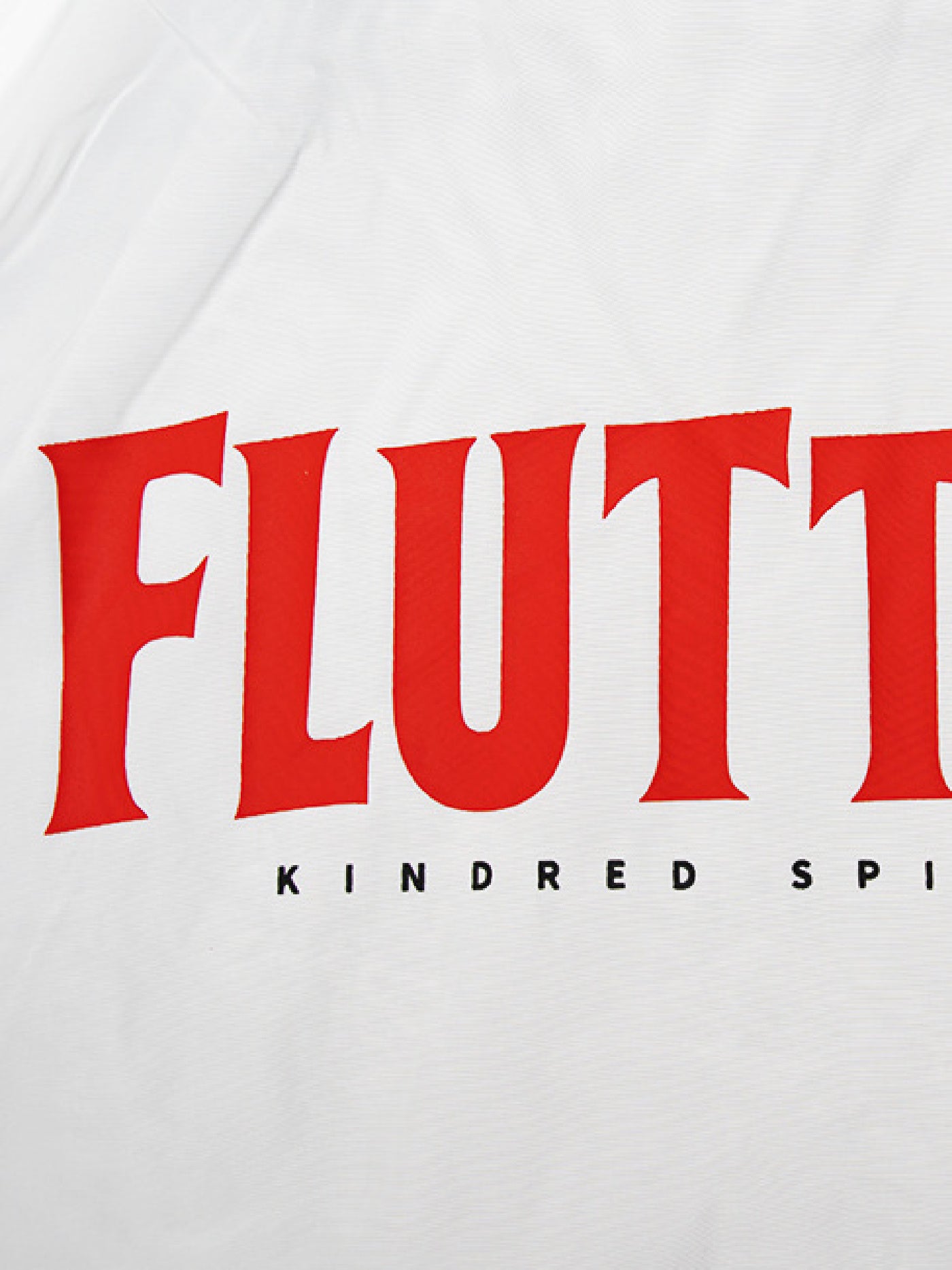 【9.21 (Sun) 12:00 Release】FLUTTER | "The Dress" OG Logo Windbreaker - White