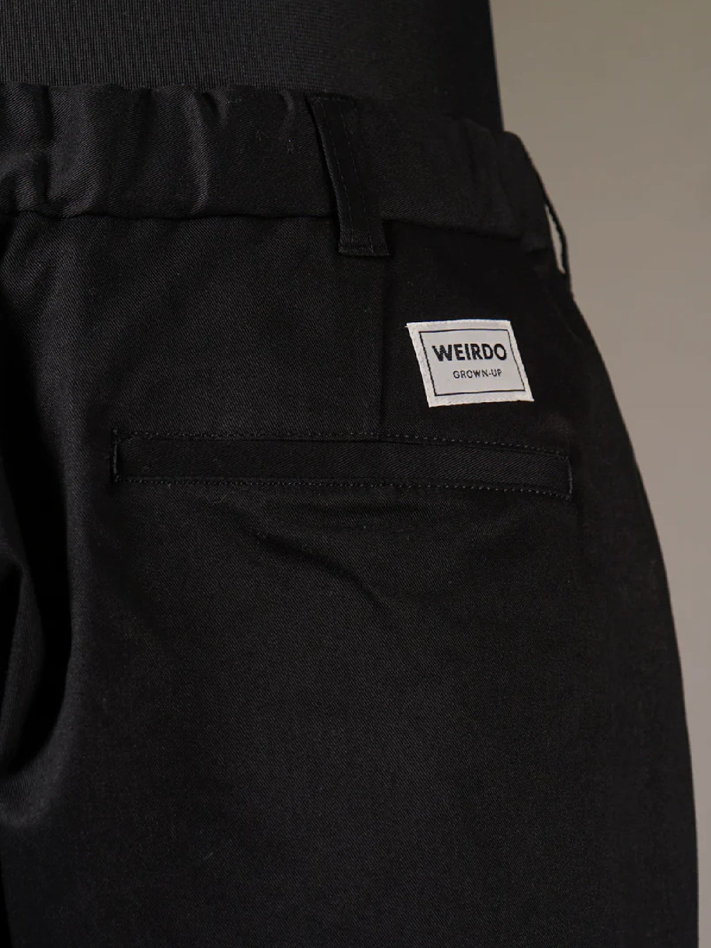 WEIRDO | WIND UP - TACK EASY PANTS / WRD6124 - Black