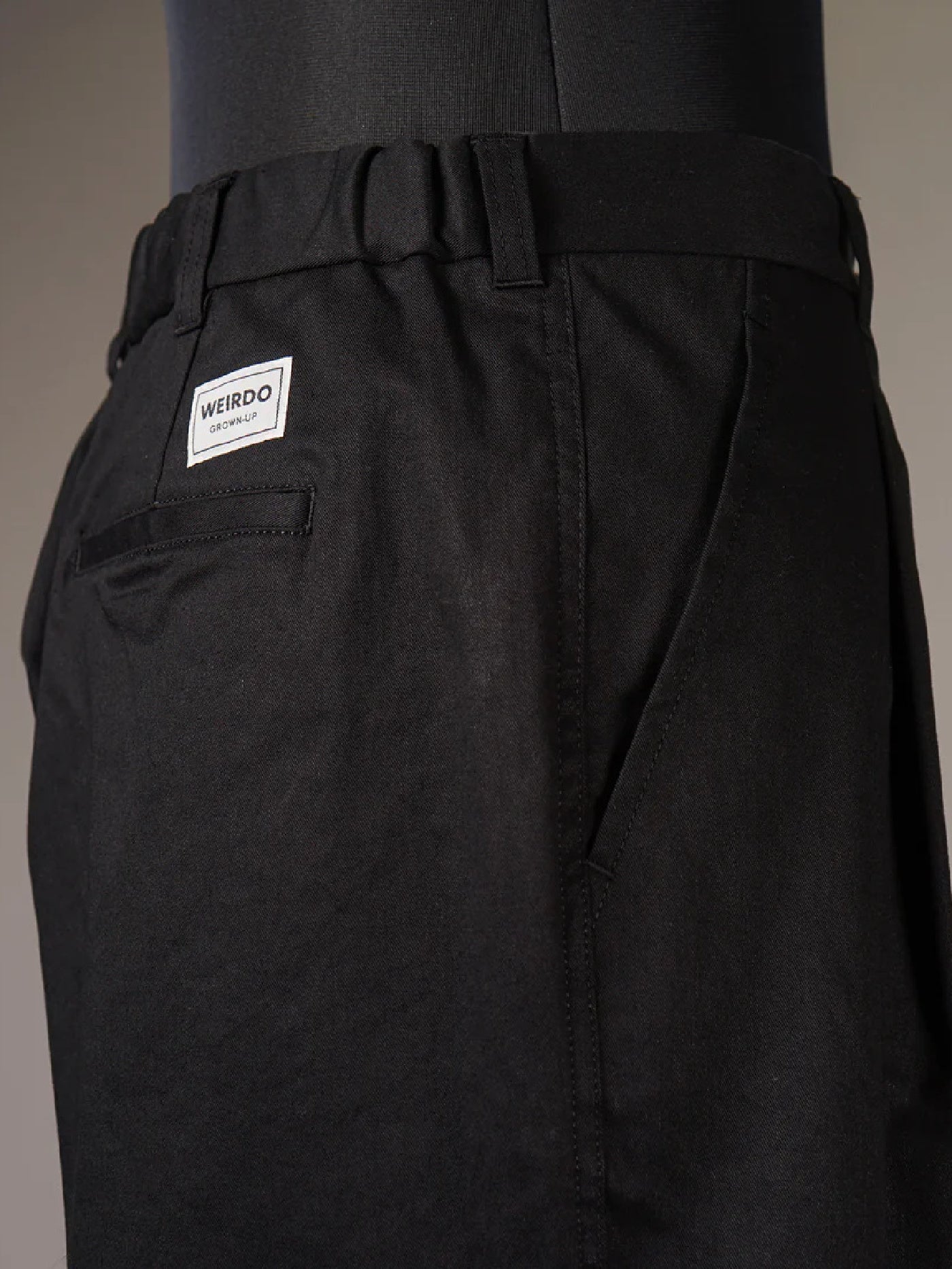 WEIRDO | WIND UP - TACK EASY PANTS / WRD6124 - Black