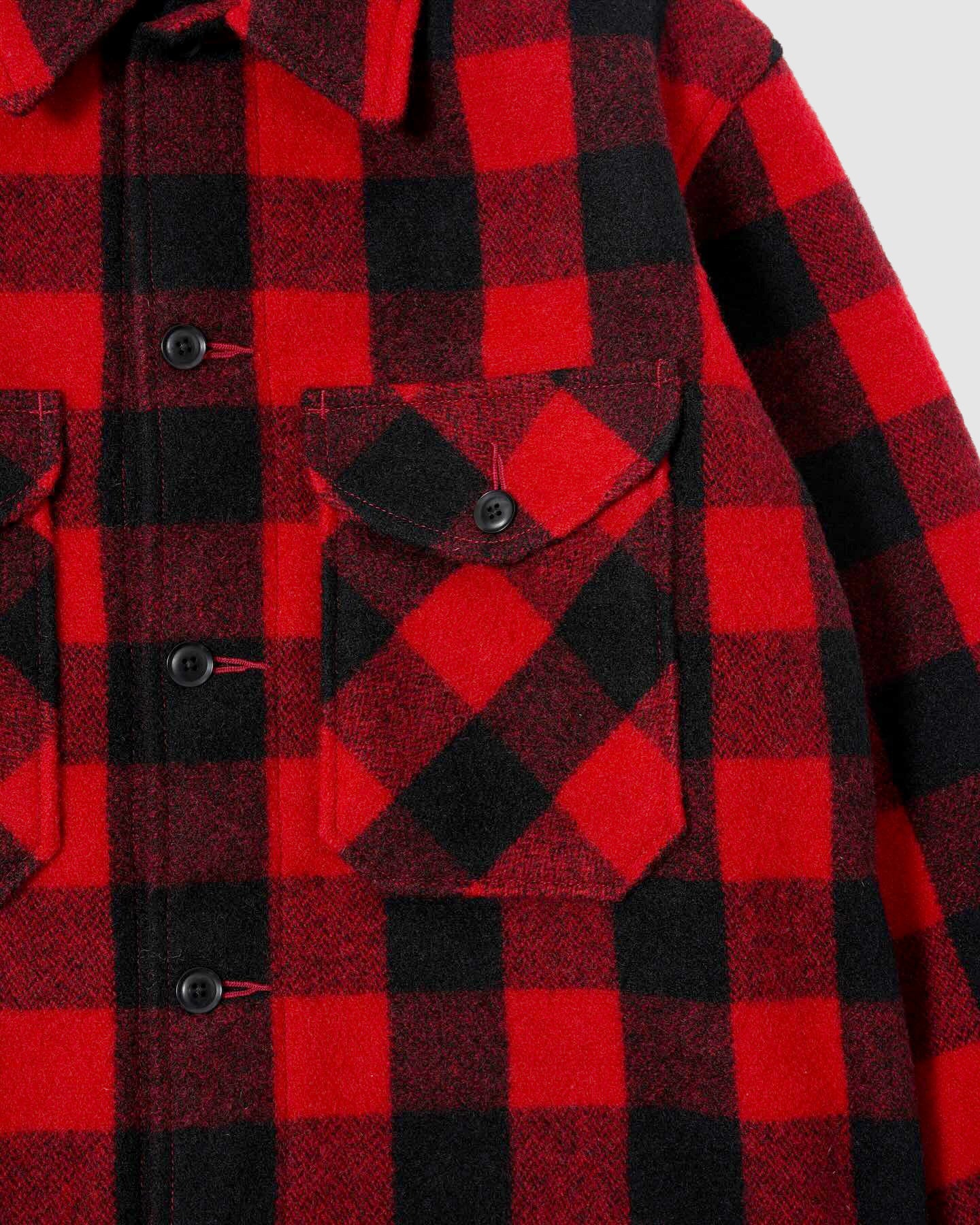 PORKCHOP | feat. MASSES WOOL JACKET P - Red