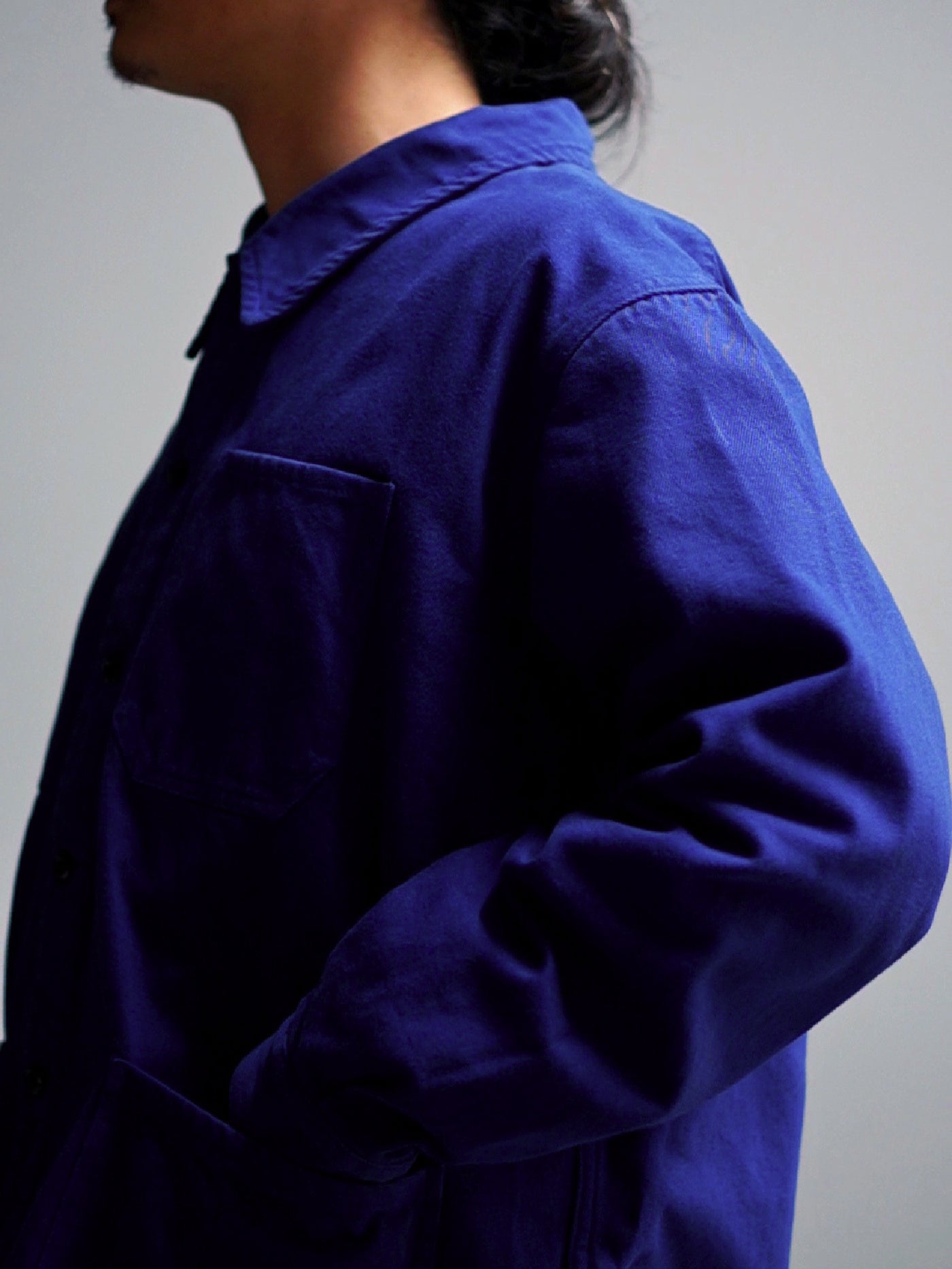 【3.20 (Fri) Release】WAX | French Work Jacket - Dark Blue