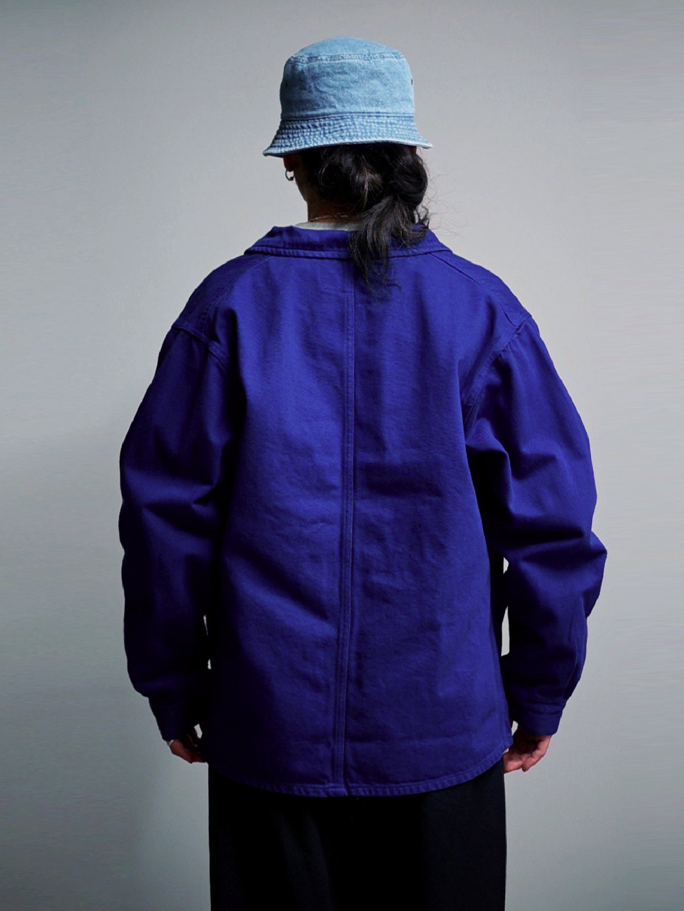 【3.20 (Fri) Release】WAX | French Work Jacket - Dark Blue