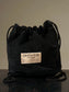 GANGSTERVILLE | DARK NOIR - LEATHER EFFECT BAG "SUEDE" / GSV53G05