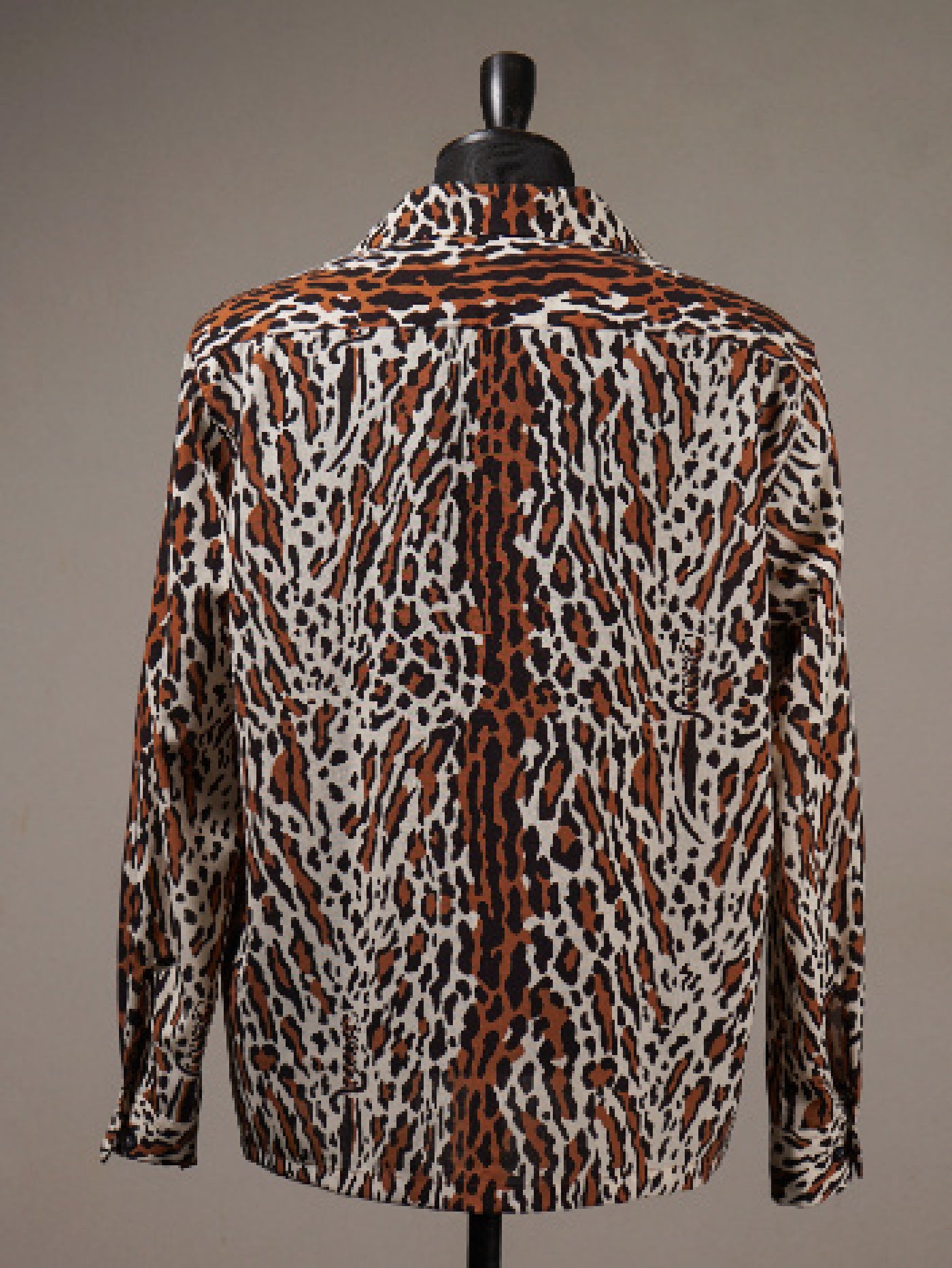 GANGSTERVILLE | LEOPARD DAGGER - L/S SHIRTS / GSV6108 - Ivory