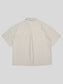 FLUTTER | T/C Open Collar S/S Work Shirts - Light Beige