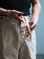 FLUTTER | T/C Track Cargo Pants - Light Beige