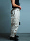 FLUTTER | T/C Track Cargo Pants - Light Beige
