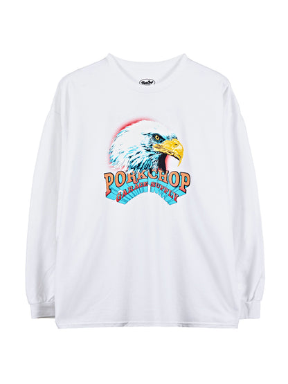PORKCHOP | EAGLE L/S - White