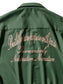 GOOD HELLER | OPEN COLLAR LETTERING S/S SHIRT - Green