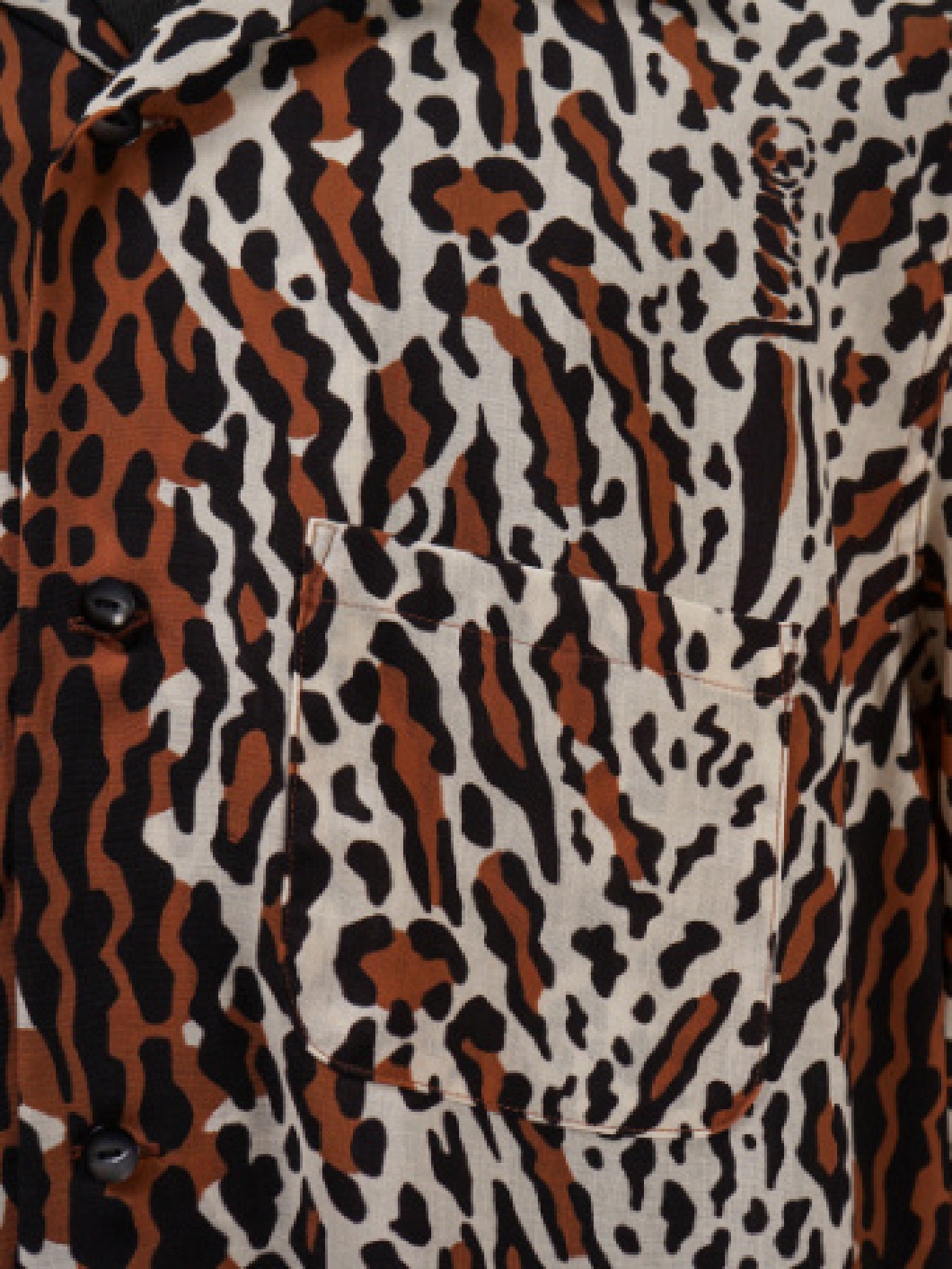 GANGSTERVILLE | LEOPARD DAGGER - L/S SHIRTS / GSV6108 - Ivory